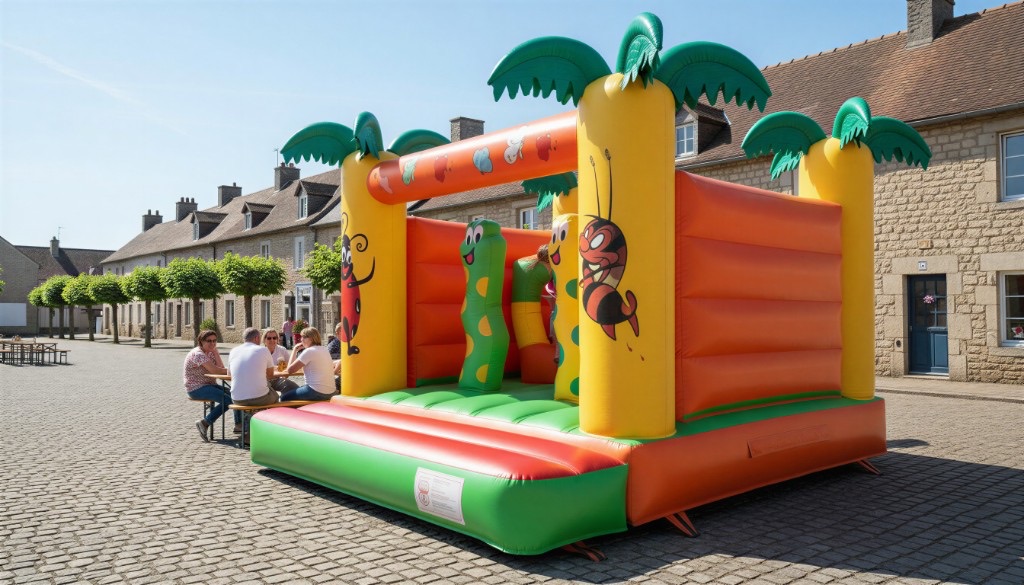 Hüpfburg KidzzFun auf einem Platz
